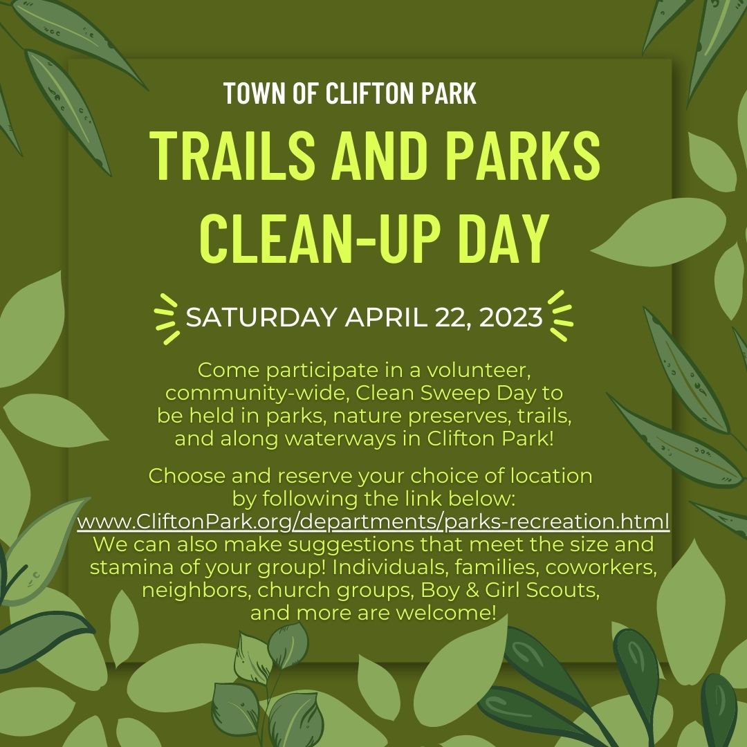 Trails and Parks Clean Up Day